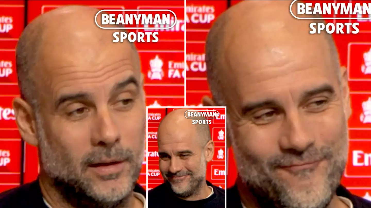 Man City boss Pep Guardiola aims cheeky dig at Man United after League Cup win, his face is priceless