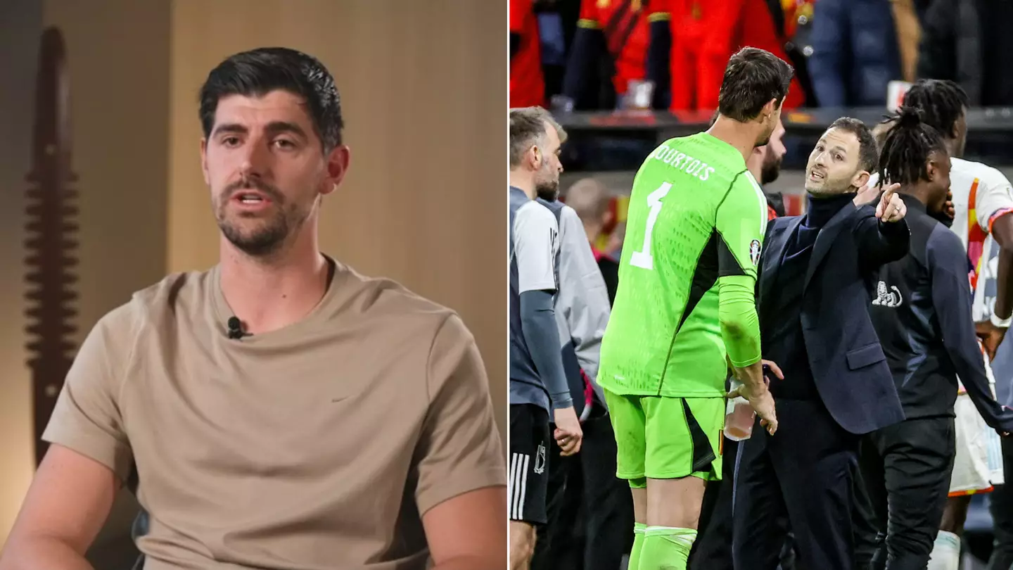 Thibaut Courtois launches blistering attack on Belgium boss after storming out of camp in row over captaincy