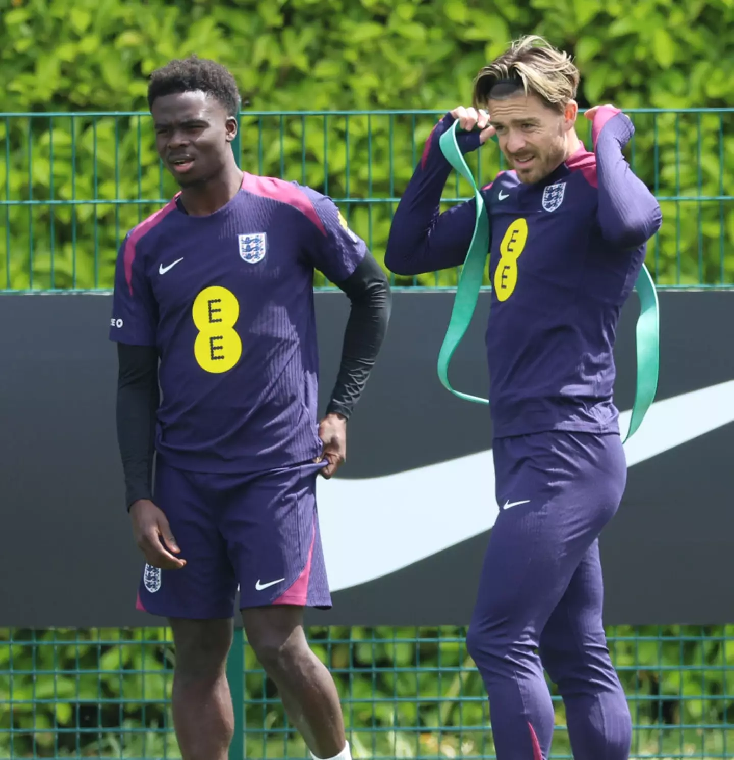 Grealish (right) failed to make the England squad (Image: Getty)