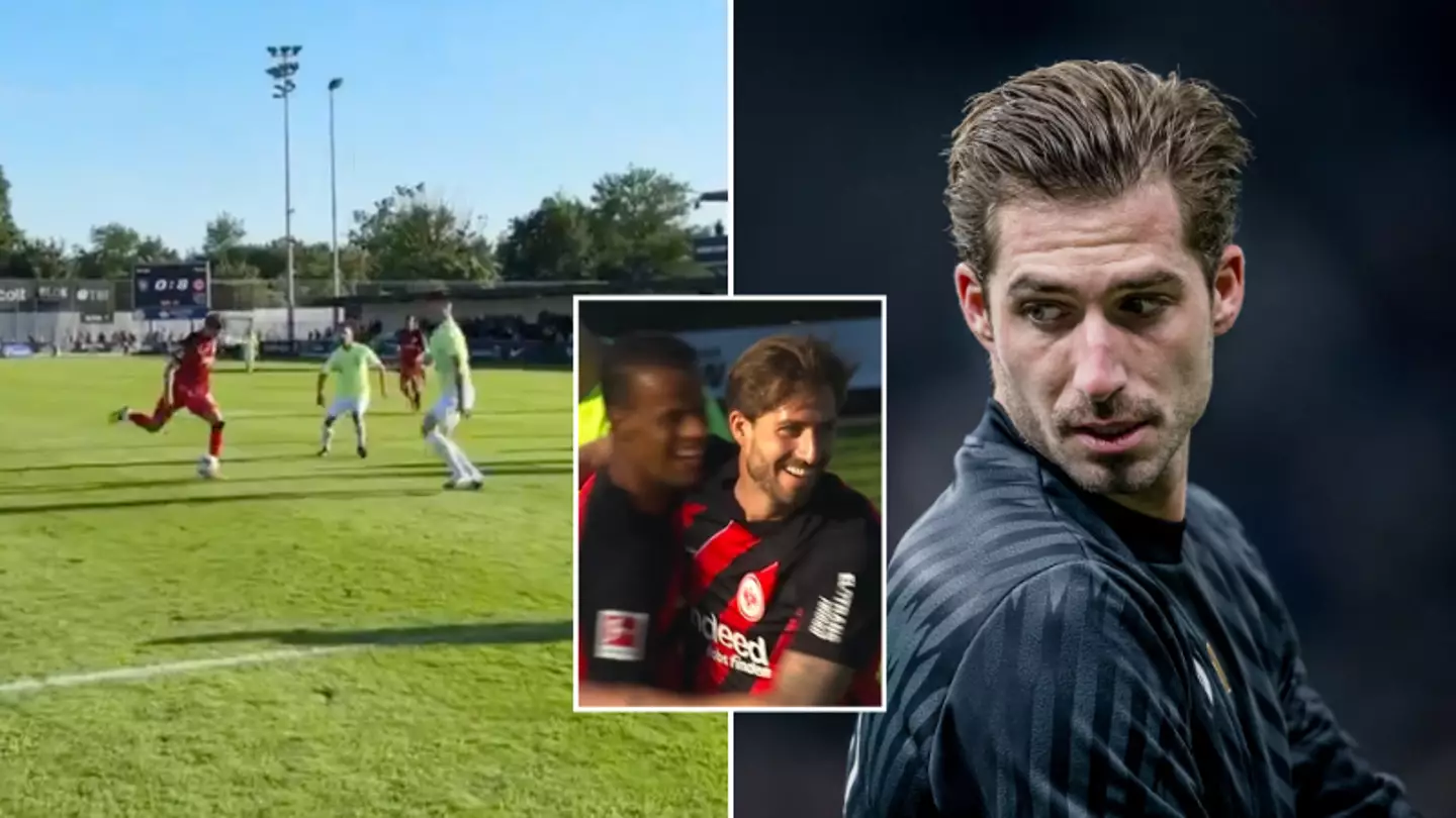 Eintracht Frankfurt goalkeeper Kevin Trapp plays outfield and scores twice in win over VfL Germania 1894