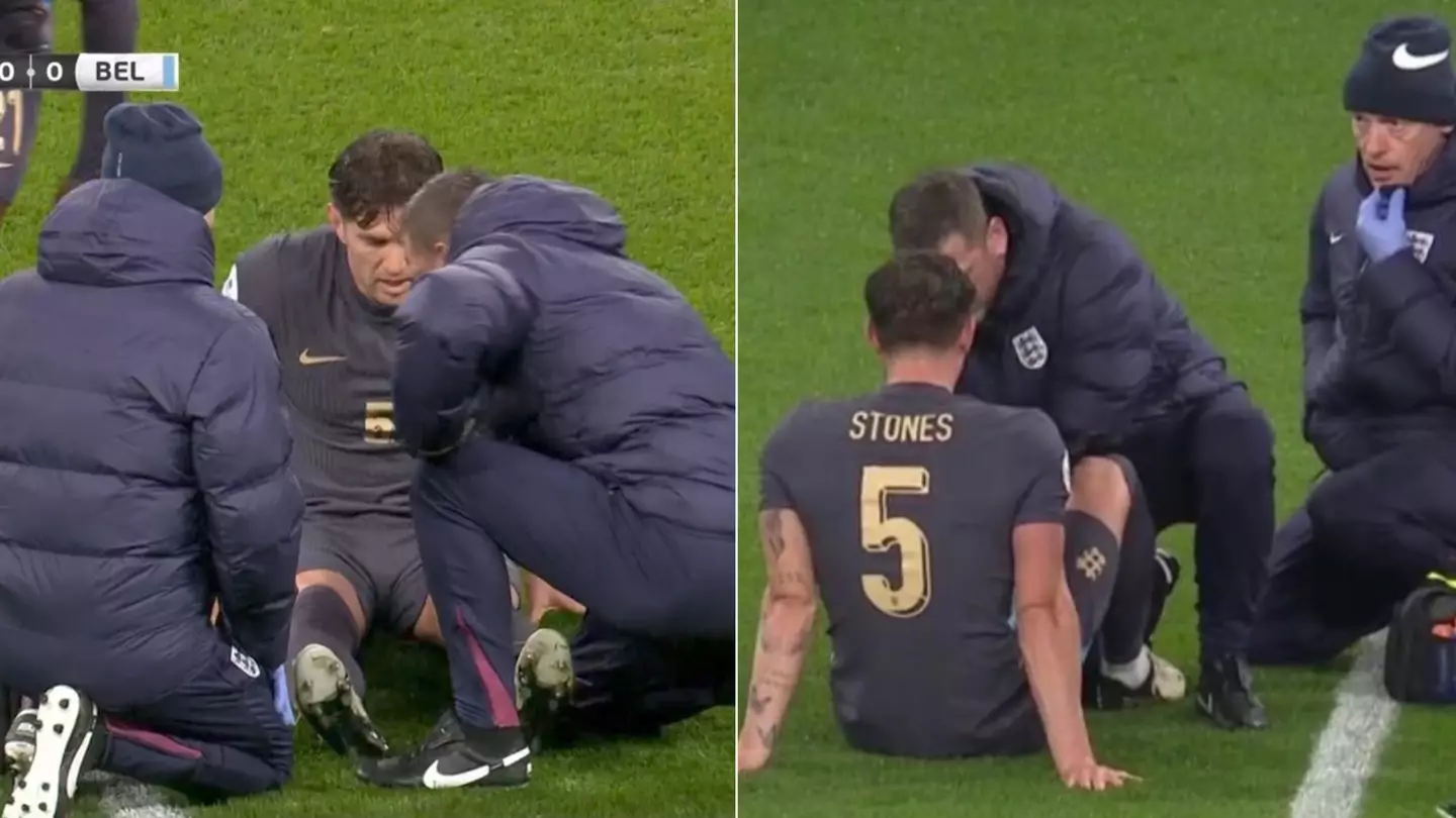 John Stones forced off nine minutes into England vs Belgium 