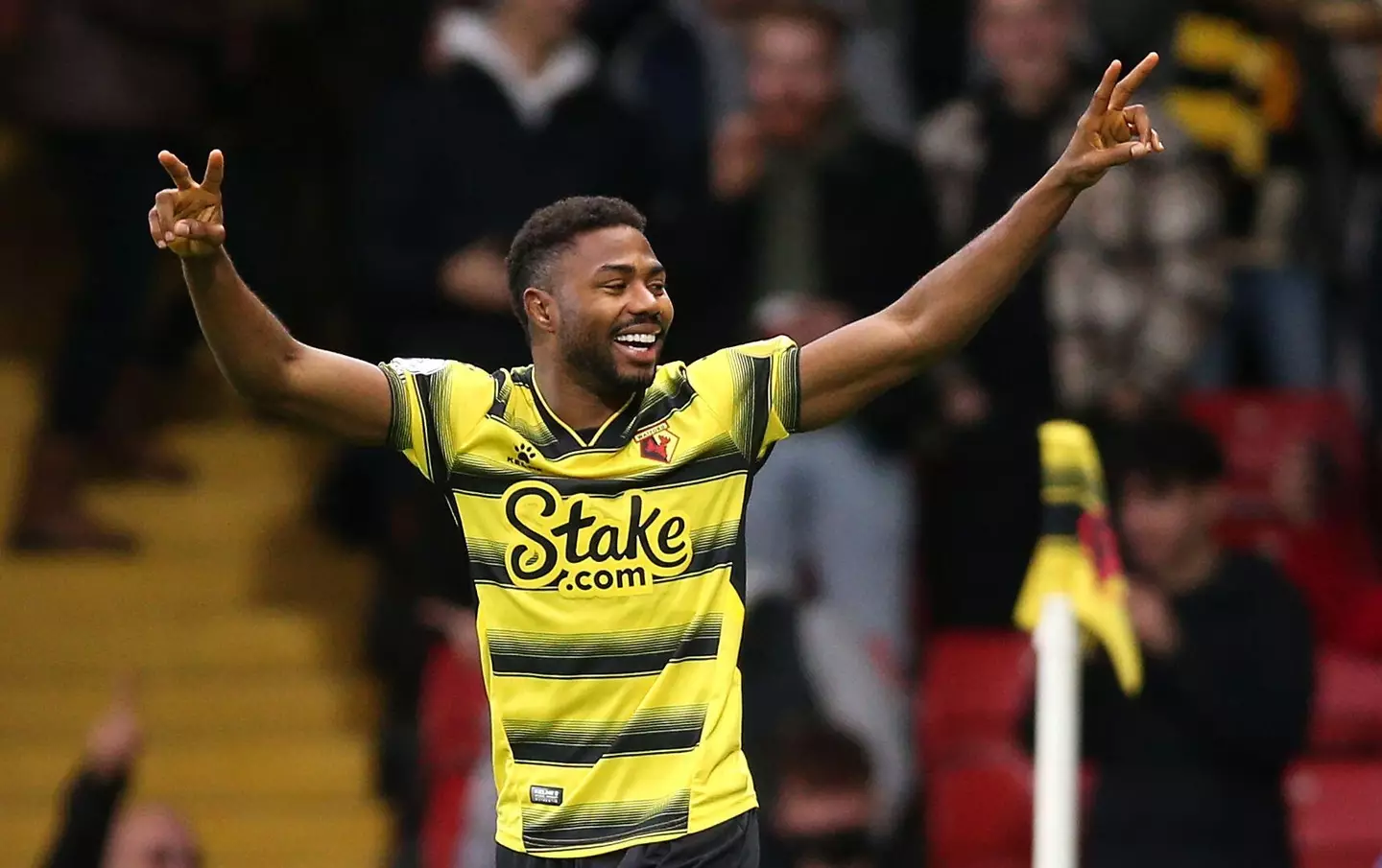Watford forward Emmanuel Dennis has been named in Nigeria's squad for AFCON (Image: Alamy)