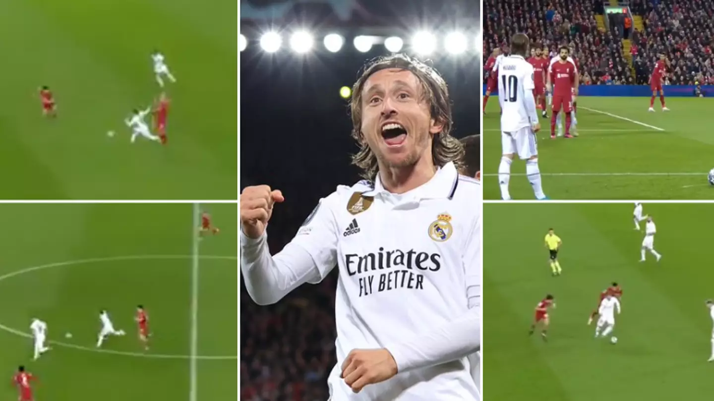 Luka Modric's compilation vs Liverpool is unreal, how's he doing this at 37?!