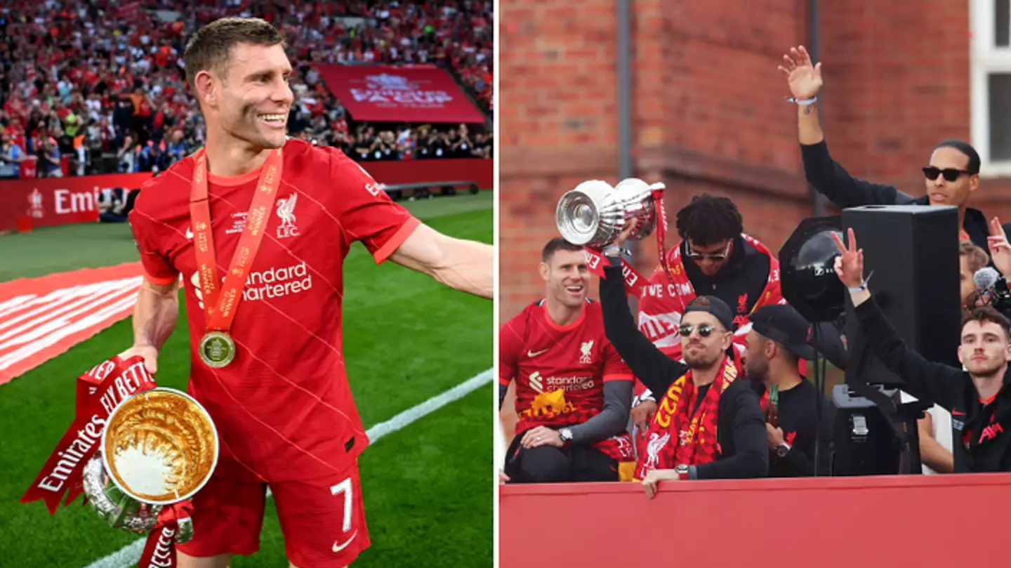 James Milner says Liverpool teammate 'had the hump' with him after winning FA Cup