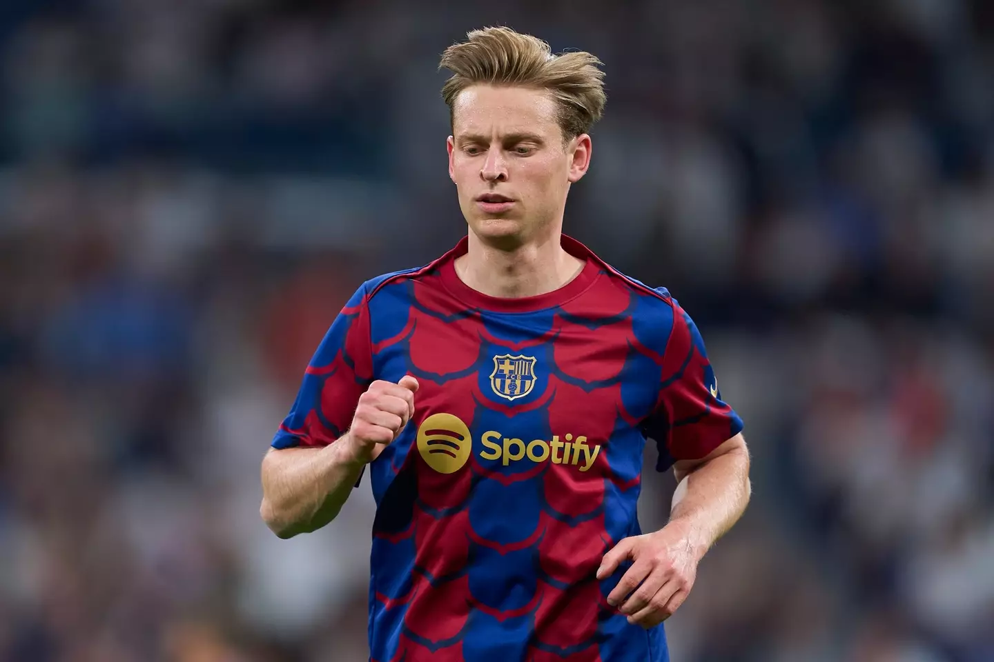 Barcelona's Frenkie De Jong could be on the move to Manchester United. (
