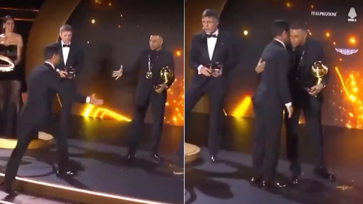 Arsenal fans all make the same point after seeing what Mikel Arteta and Kylian Mbappe did at Globe Soccer Awards ceremony