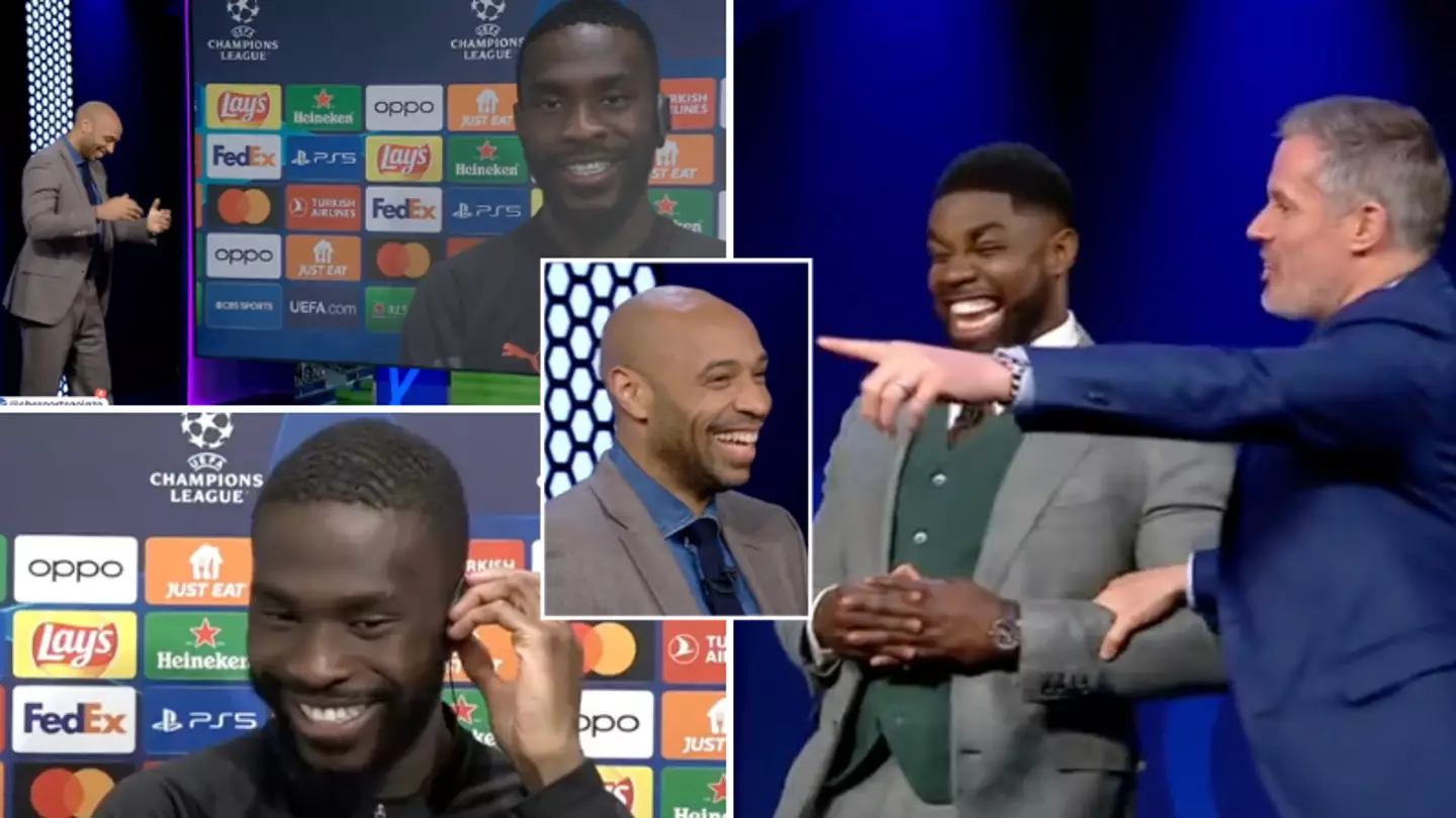 Fikayo Tomori met his idol Thierry Henry during CBS interview, his reaction was wholesome