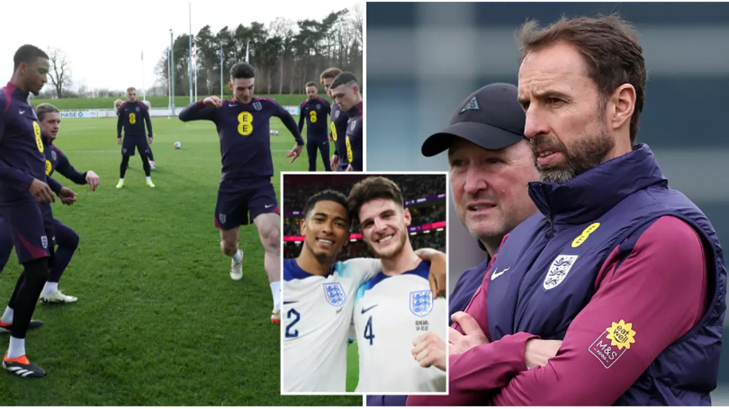 England player 'pushing' to be in Gareth Southgate's starting midfielder alongside Declan Rice and Jude Bellingham