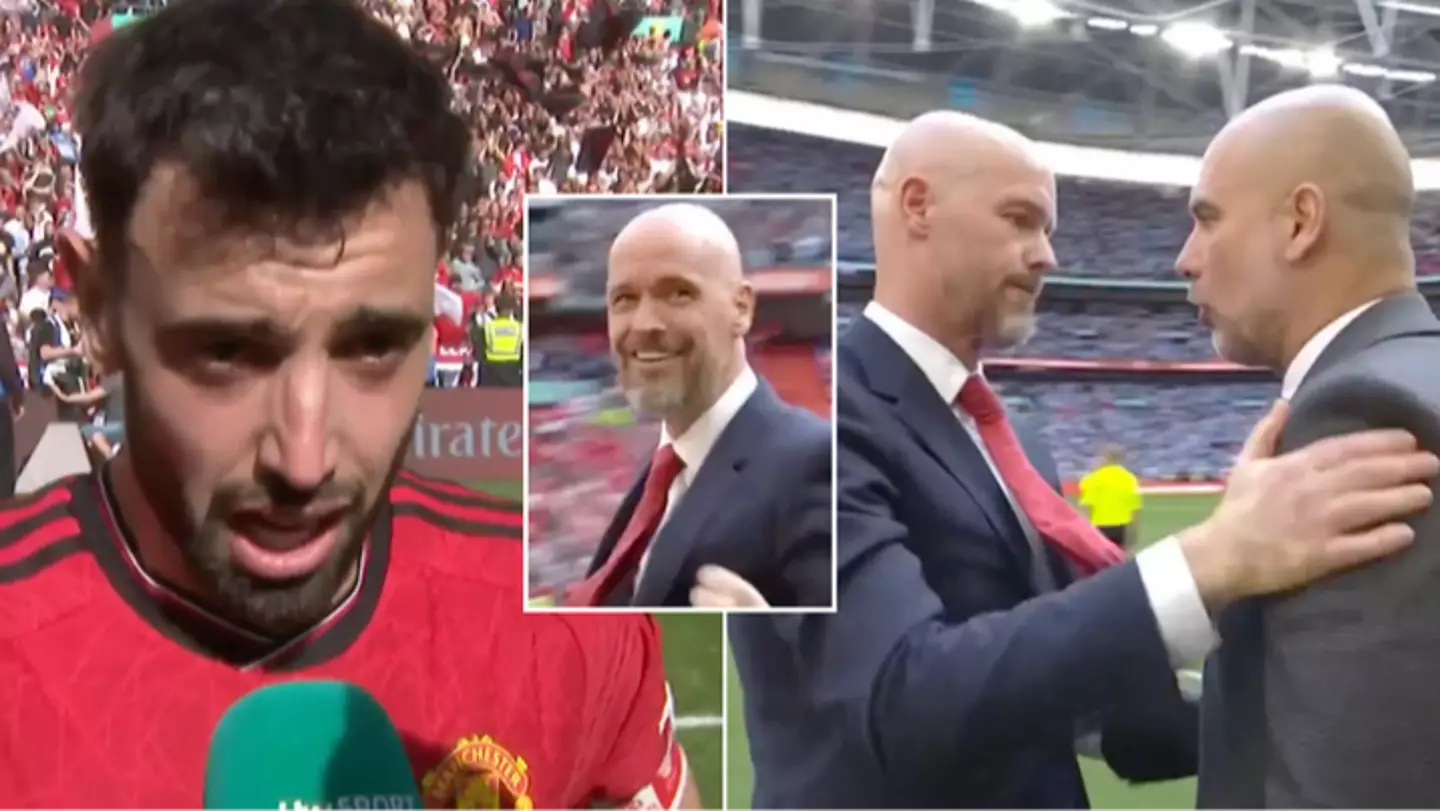 Bruno Fernandes becomes first Man Utd player to address Erik ten Hag's future immediately after FA Cup final