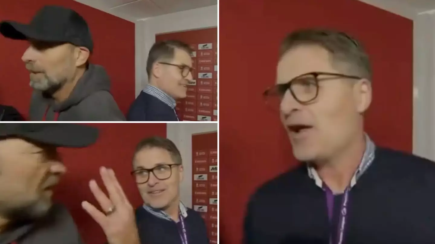 Extended footage of Jurgen Klopp's ugly argument with TV reporter after Man Utd defeat emerges