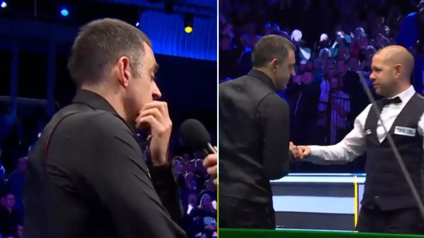 Ronnie O'Sullivan forced to apologise to Barry Hawkins following their quarter-final match at The Masters