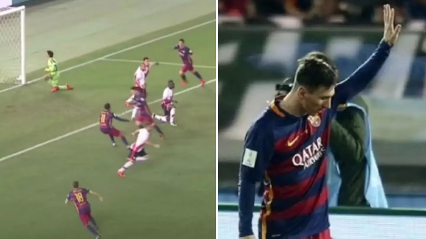 Lionel Messi apologised for scoring a goal in a final, it sums him up