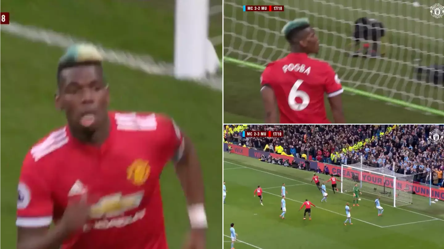 Manchester United fans are remembering moment Paul Pogba 'won the league' after Man City Premier League charges