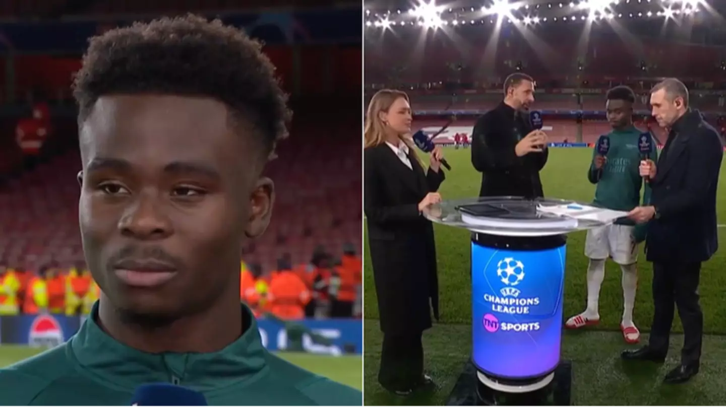 Bukayo Saka told to 'be careful' answering impossible question from Rio Ferdinand