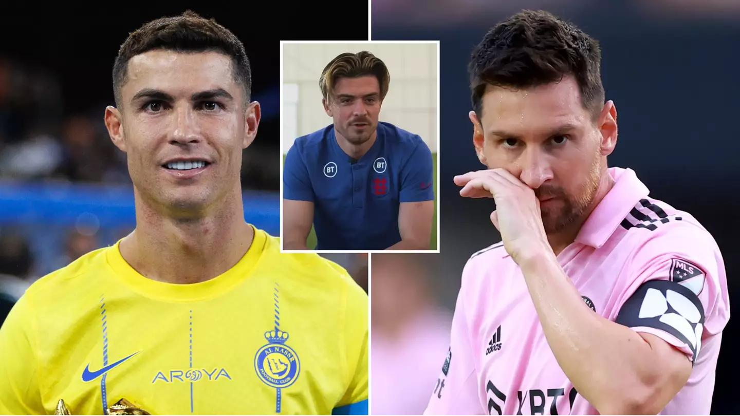 Jack Grealish was left visibly struggling to pick between Ronaldo or Messi in the GOAT debate