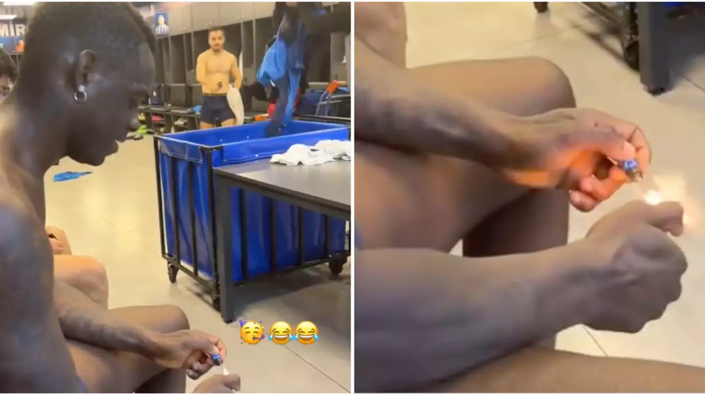 Mario Balotelli sets off firework in dressing room of current club after infamous Man City incident