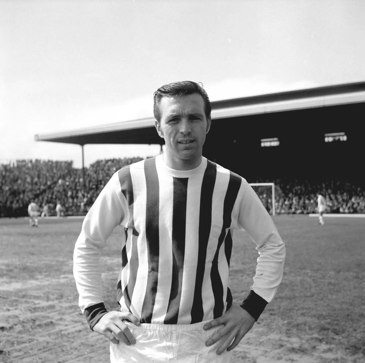 A coroner found that heading was responsible for the death of former West Bromwich Albion striker Jeff Astle (Image: Alamy)