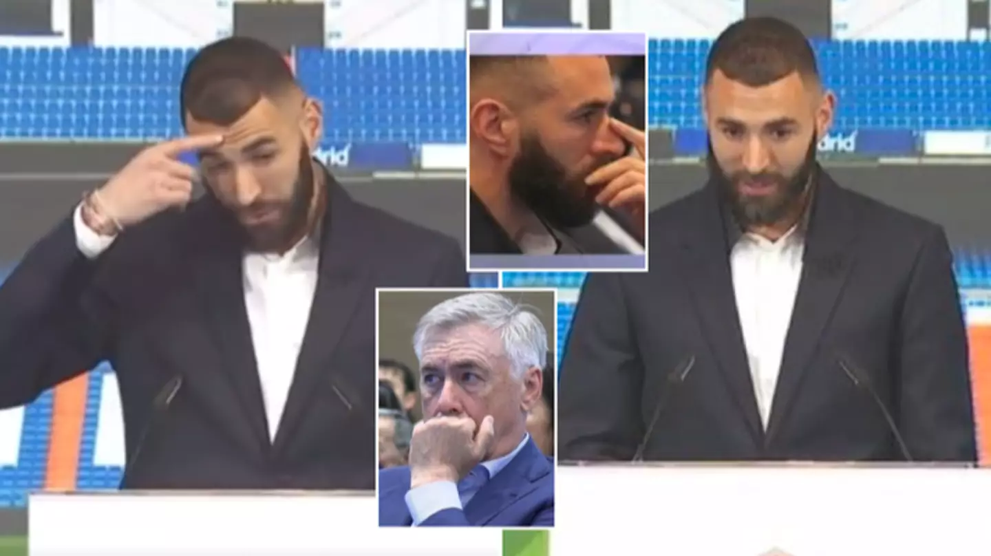 Karim Benzema on the verge of tears as he bids emotional farewell to Real Madrid