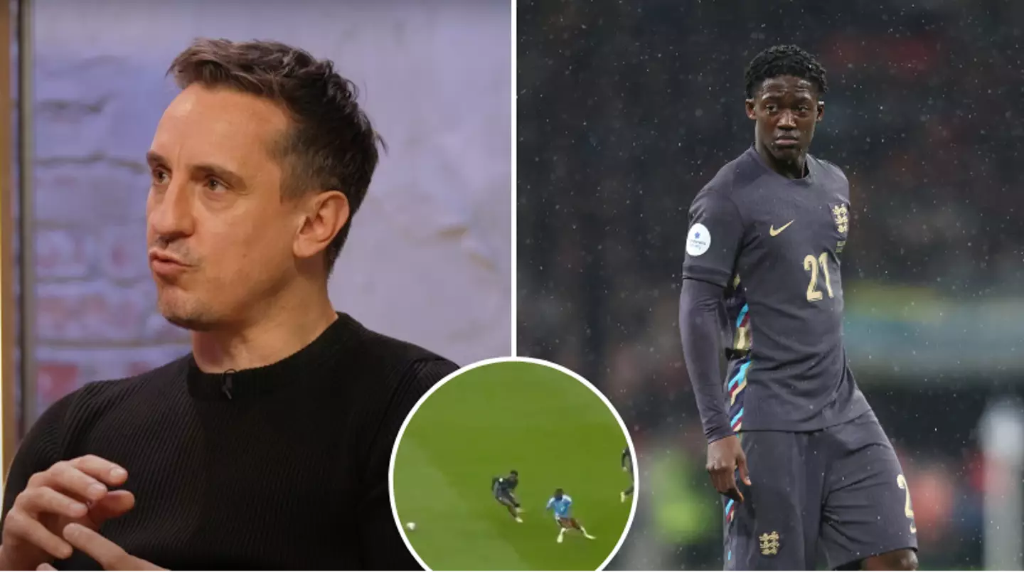 Gary Neville spots what Kobbie Mainoo did against Belgium that he could never do for England or Man Utd