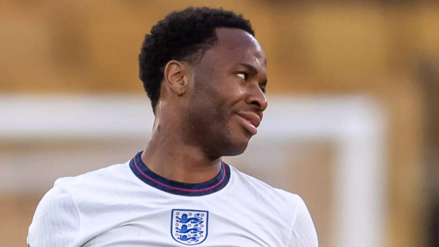 Raheem Sterling in action for England. (Alamy)