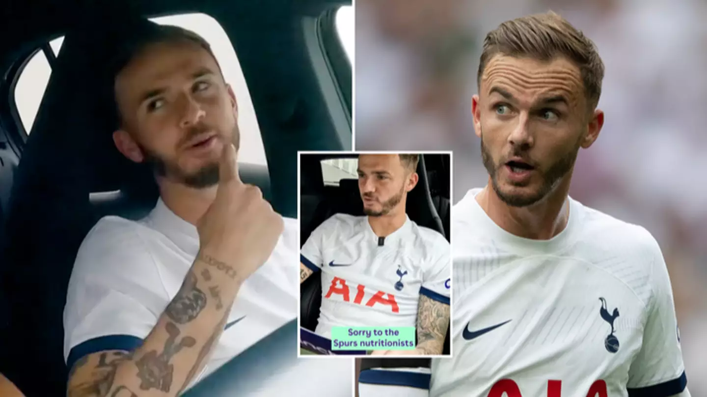 James Maddison apologises to Spurs nutritionists as he reveals his ‘cheat meal’