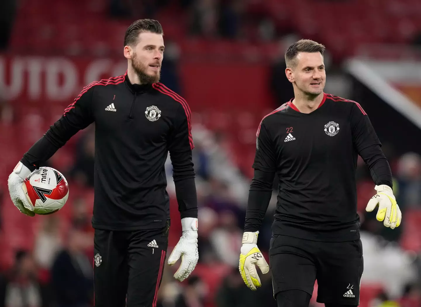 Tom Heaton and David de Gea are two influential figures at United. Image: Alamy 