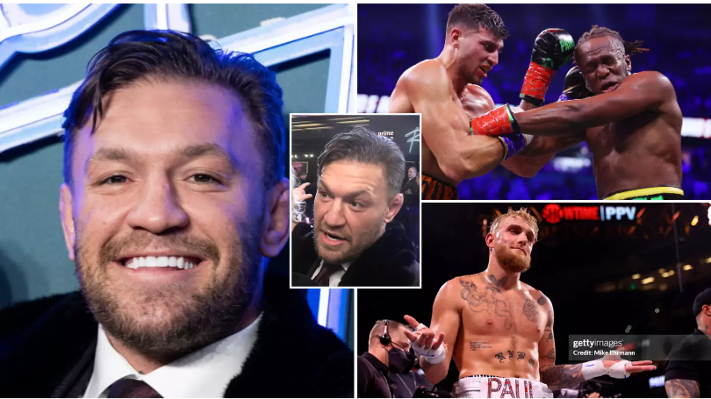Conor McGregor picks who he'd fight out of Jake Paul, KSI and Tommy Fury