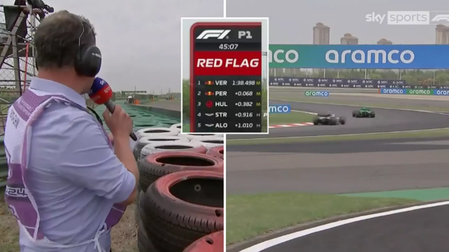 Chinese GP session forced to stop due to 'never-before-seen' fire that left F1 commentators stunned