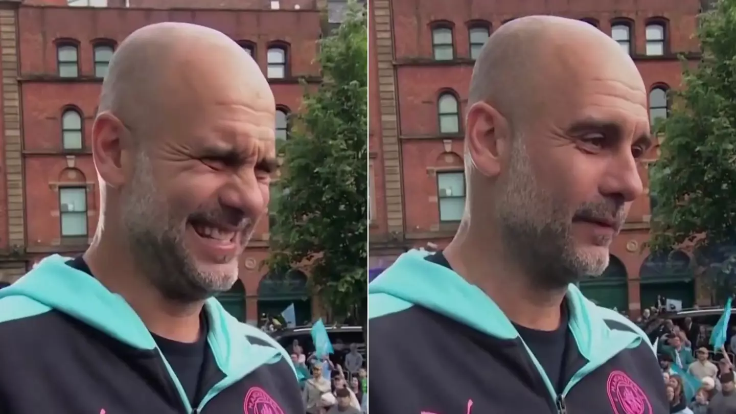 Pep Guardiola gave painfully awkward response to being asked about Man City future
