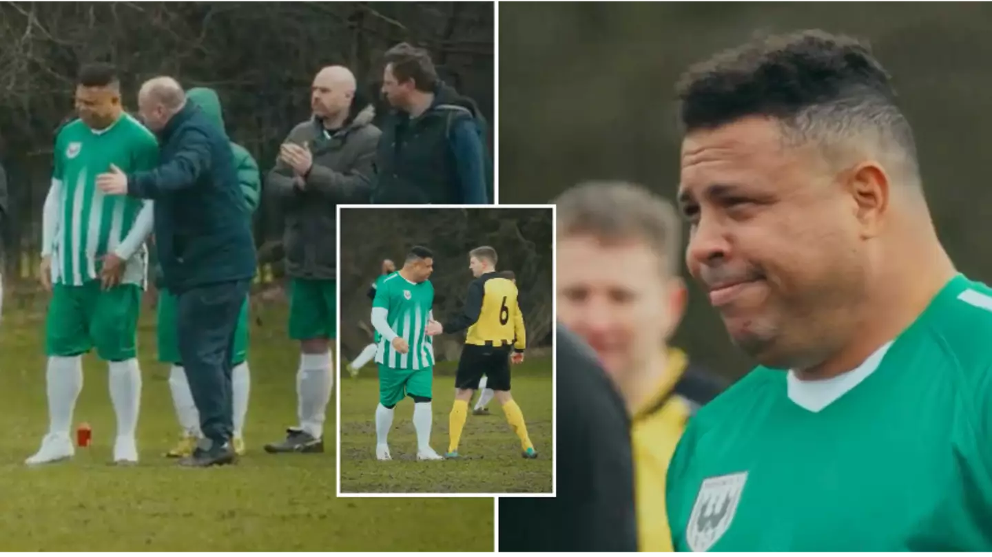 'R9' Ronaldo plays for Sunday League side in England and the footage is incredible