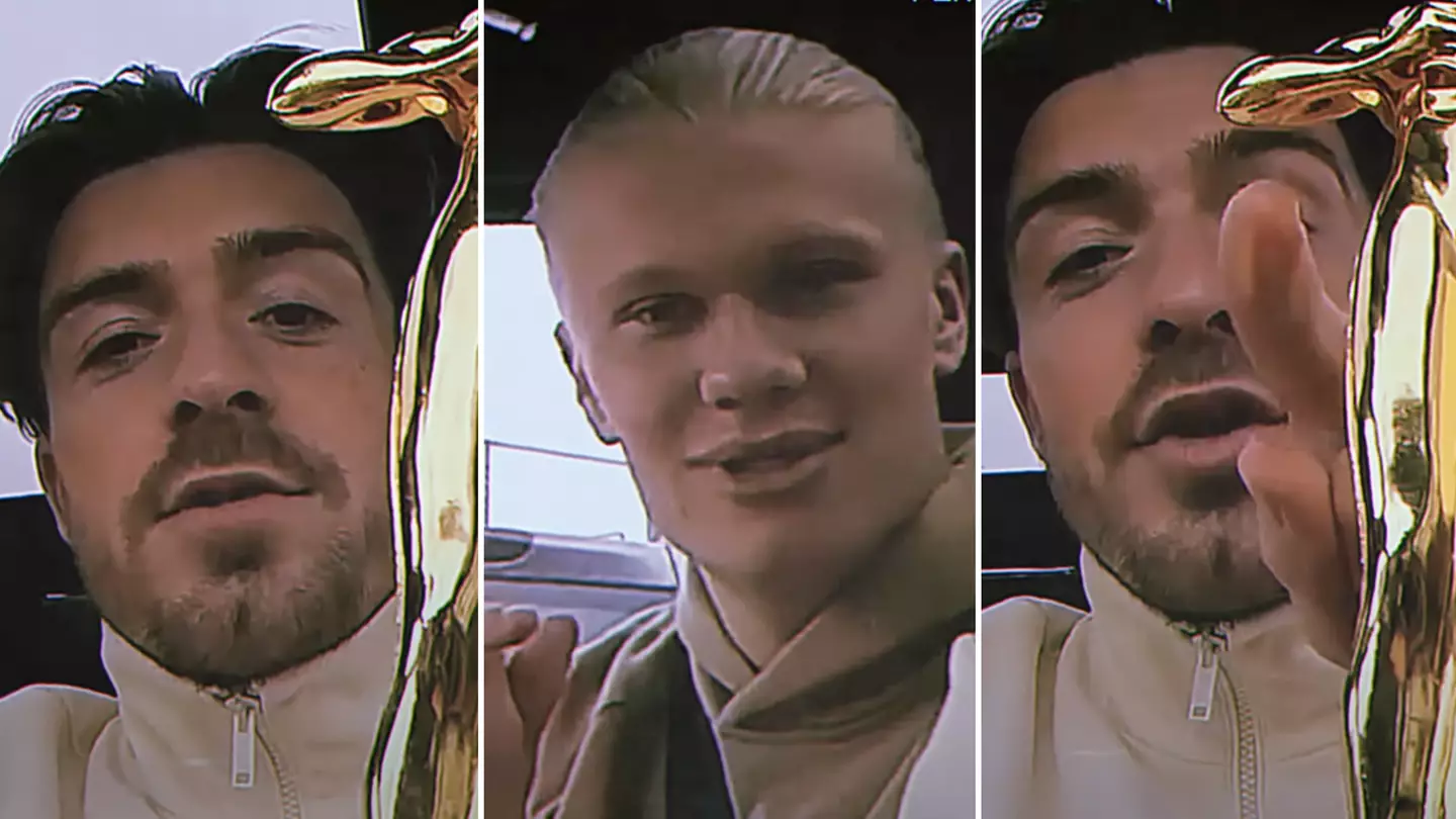 Jack Grealish and Erling Haaland hand out the Oscar for the 'biggest fraud' at Man City in hilarious video