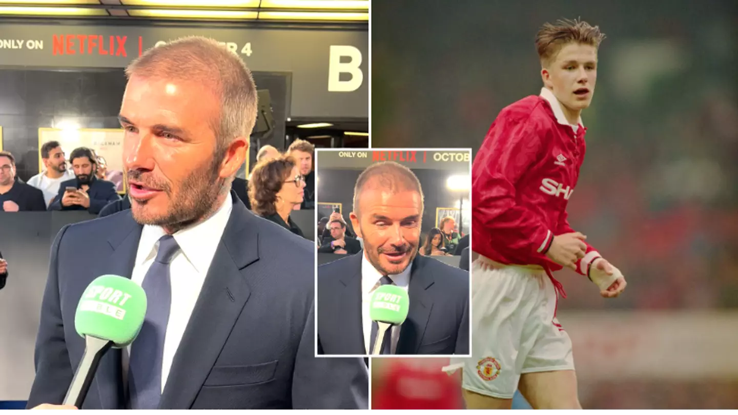 David Beckham made a big purchase with his first pay cheque at Man Utd