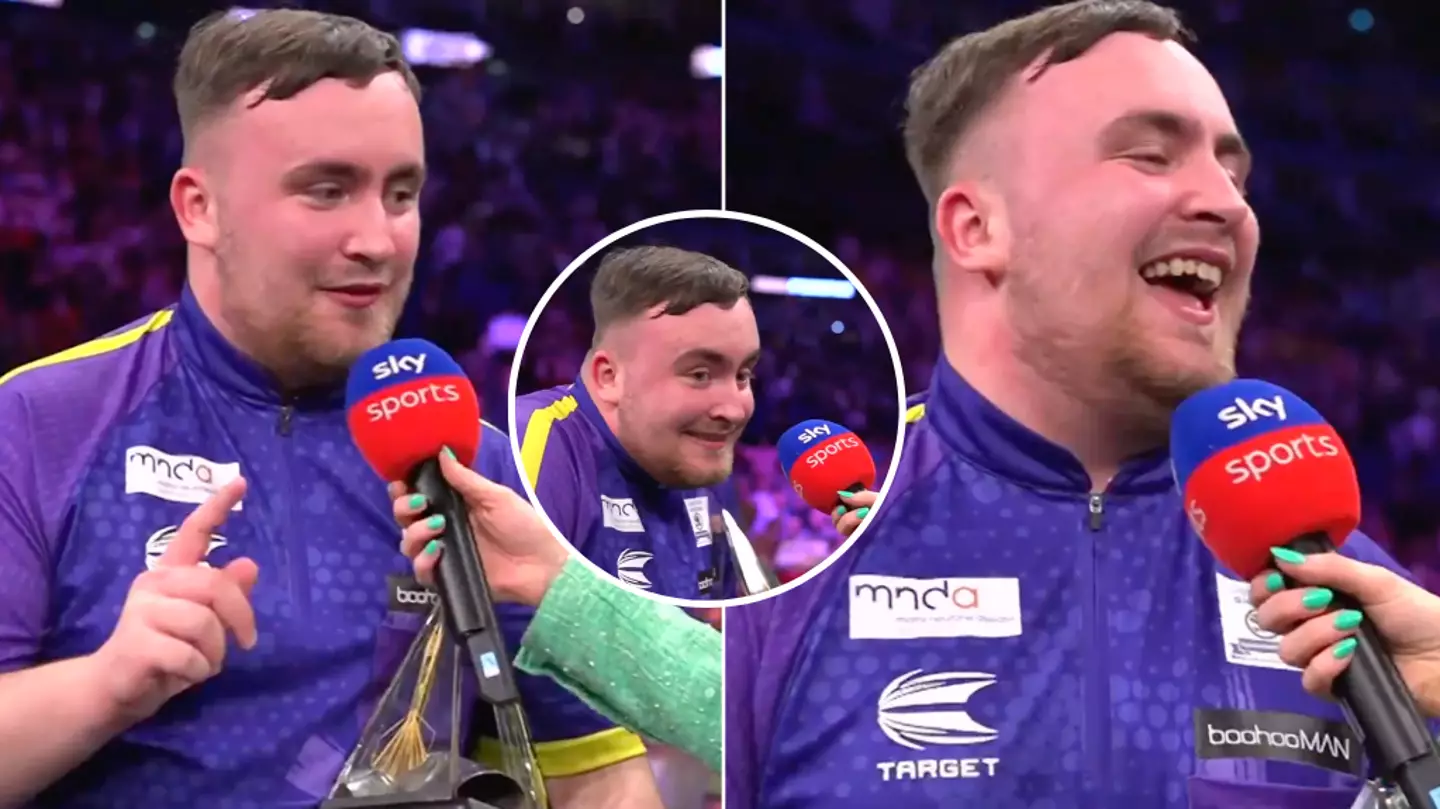Luke Littler's interview after winning the Premier League might be his best yet