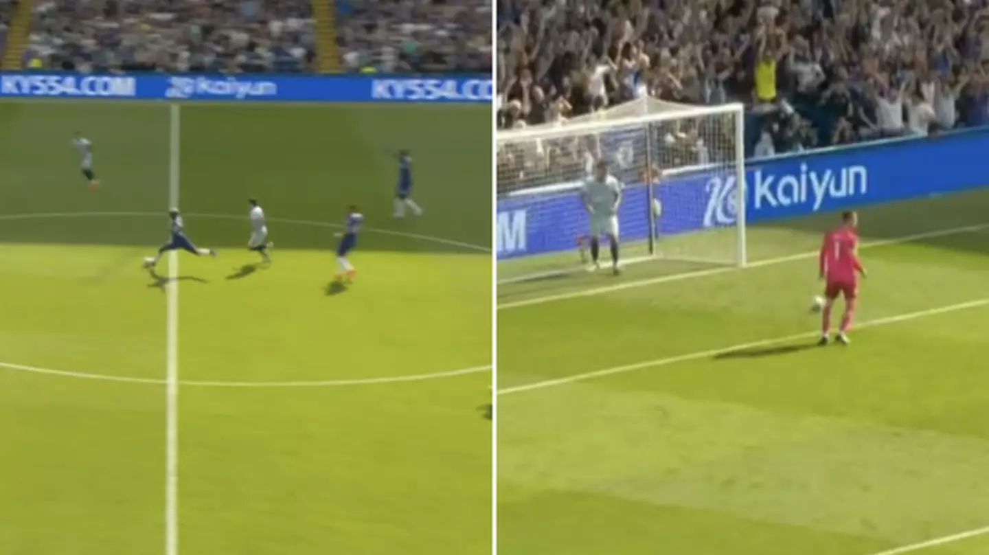 Moises Caicedo scores incredible goal from the halfway line for Chelsea vs Bournemouth