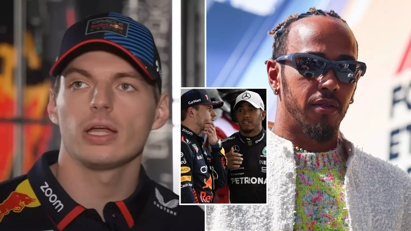 Max Verstappen has a theory on Lewis Hamilton being 'banned' from Mercedes meetings