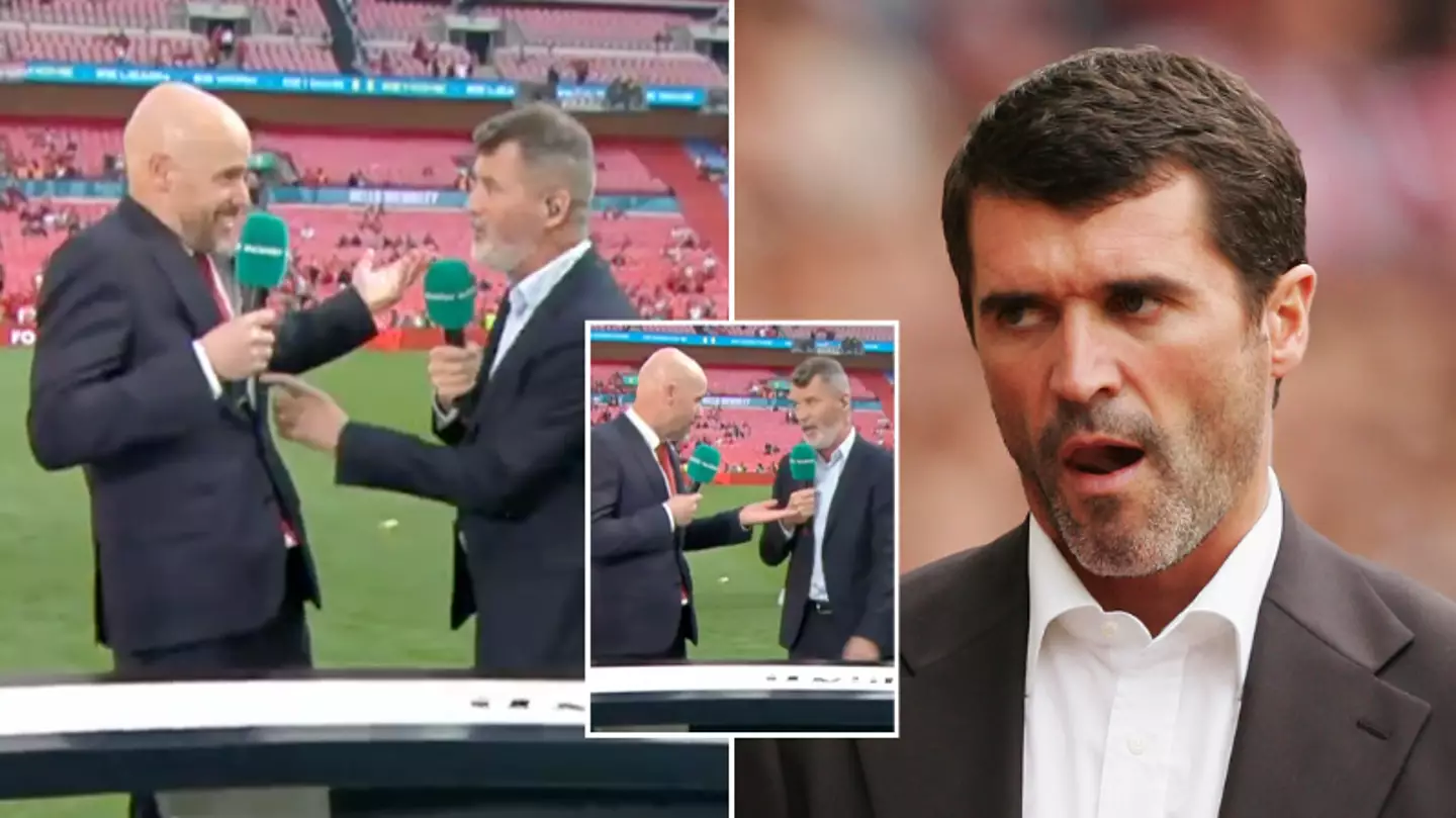 Erik ten Hag goes rogue in post-match interview and tells Roy Keane he 'had trouble managing a team'