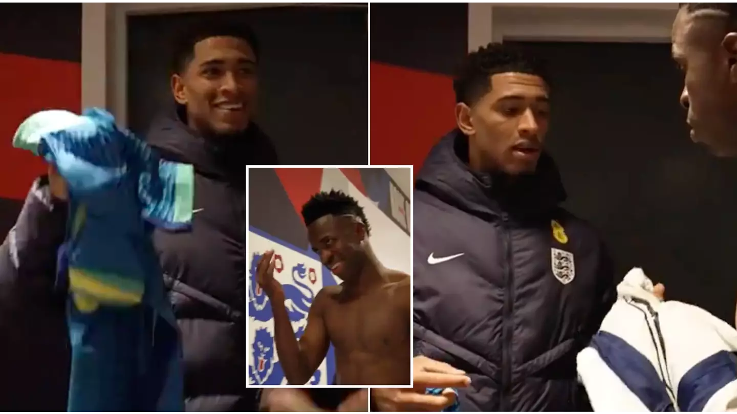 Vinicius Jr gives Brazil shirt to England star as behind-the-scenes gesture revealed, it isn’t Jude Bellingham 