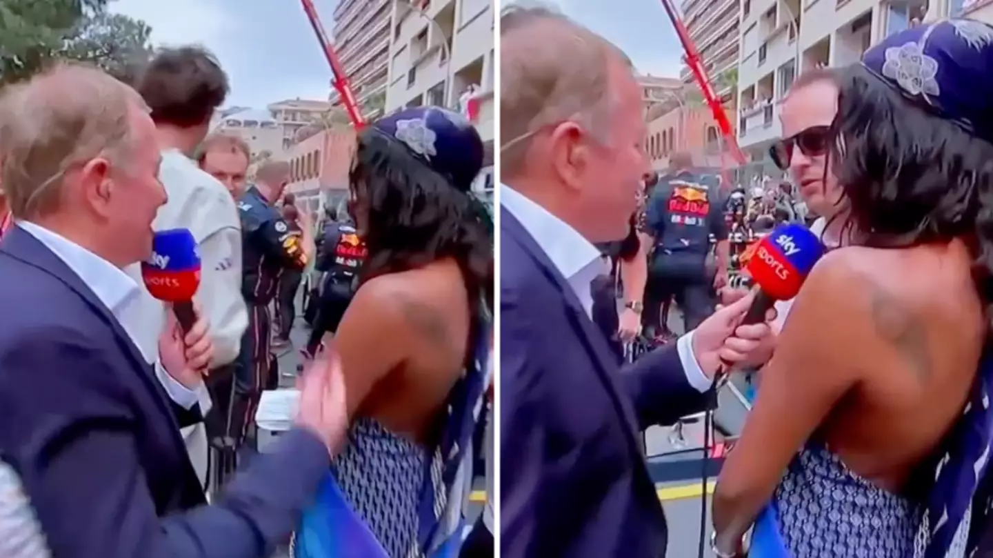 Martin Brundle Gets Awkwardly Denied A Grid Interview By Simone Ashley