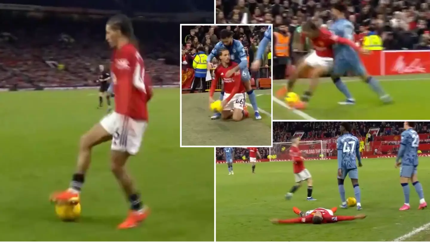 Hannibal Mejbri produced a 'four-minute s**thouse cameo' for the ages against Aston Villa