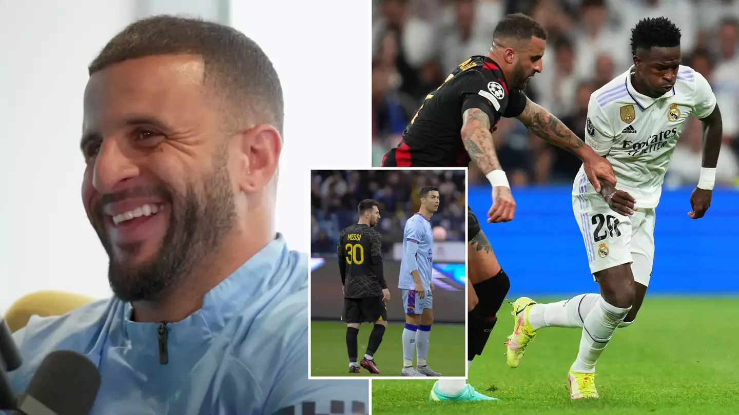 Kyle Walker named his four toughest opponents, didn't choose either Cristiano Ronaldo or Lionel Messi