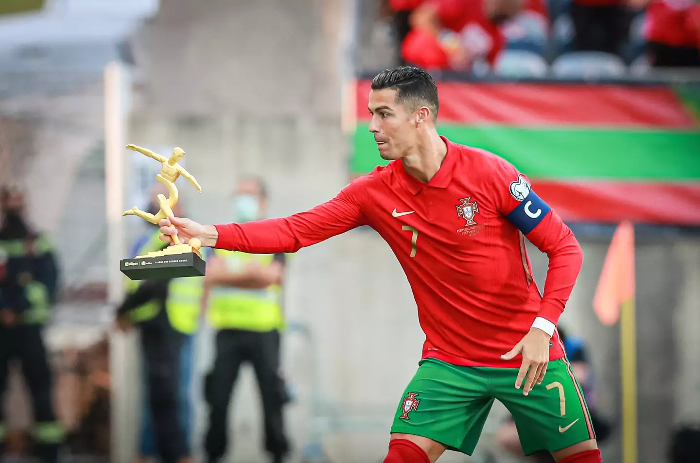 Ronaldo broke a new record for Portugal last night.