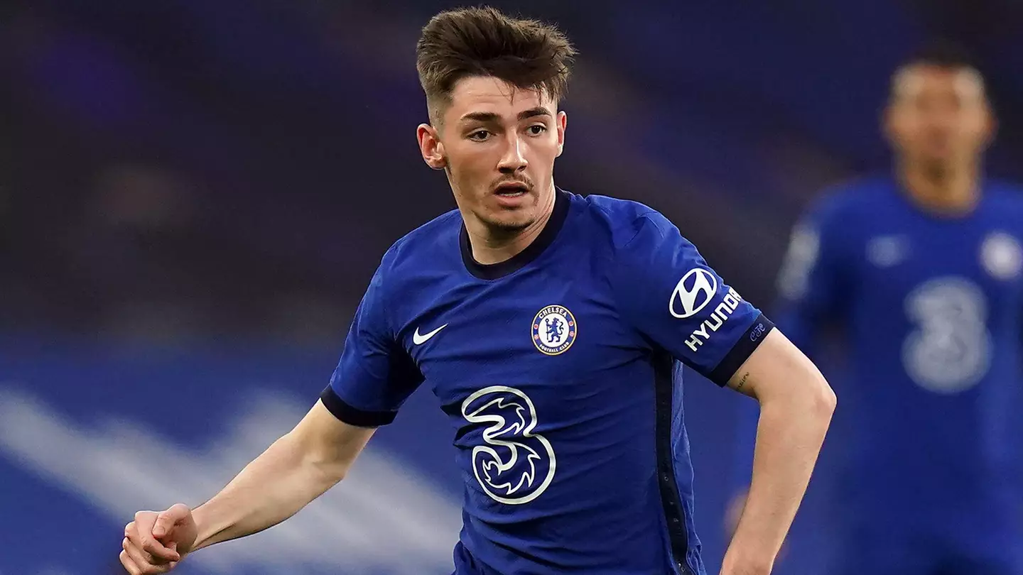 Chelsea’s Billy Gilmour during a Premier League match at Stamford Bridge. (Alamy)