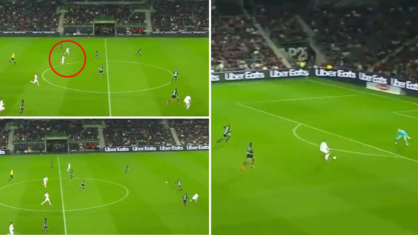 Lionel Messi produces stunning assist for Kylian Mbappe, it's a thing of beauty