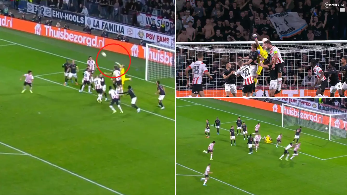 Aaron Ramsdale produces huge error as Arsenal go 2-0 down to PSV in Europa League