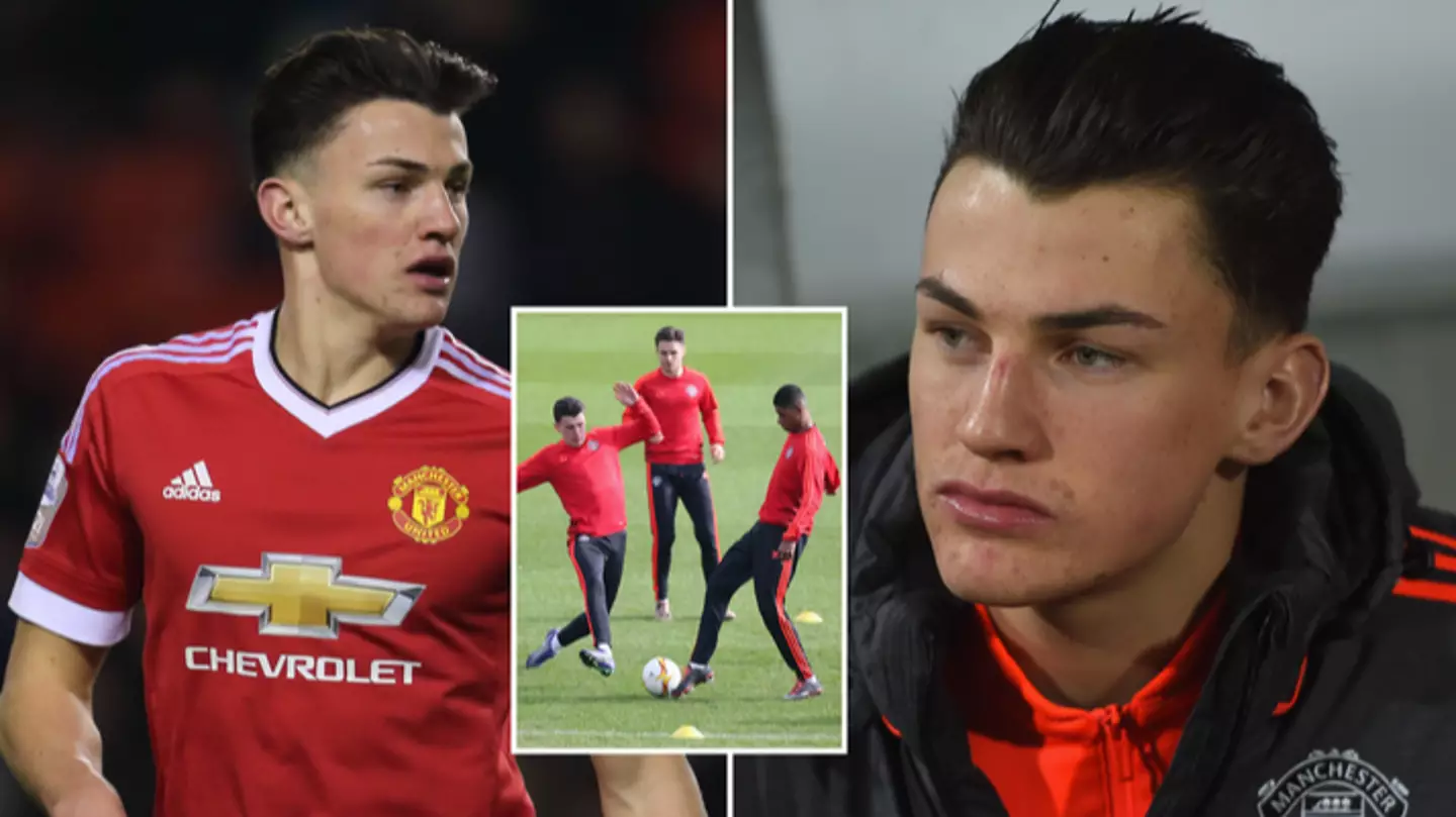 What happened to the other Manchester United teenager who made his debut on the same day as Marcus Rashford