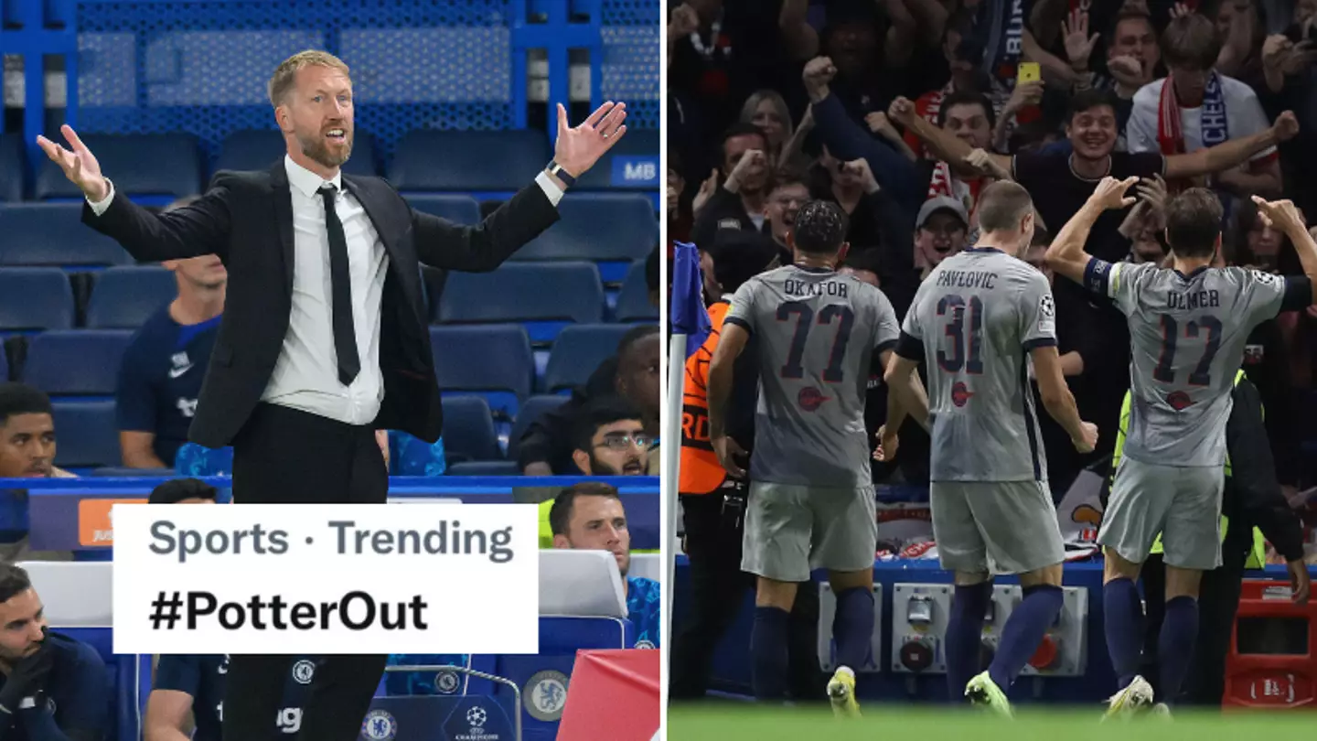 ‘PotterOut’ trends after just one game after Chelsea’s disappointing draw against RB Salzburg