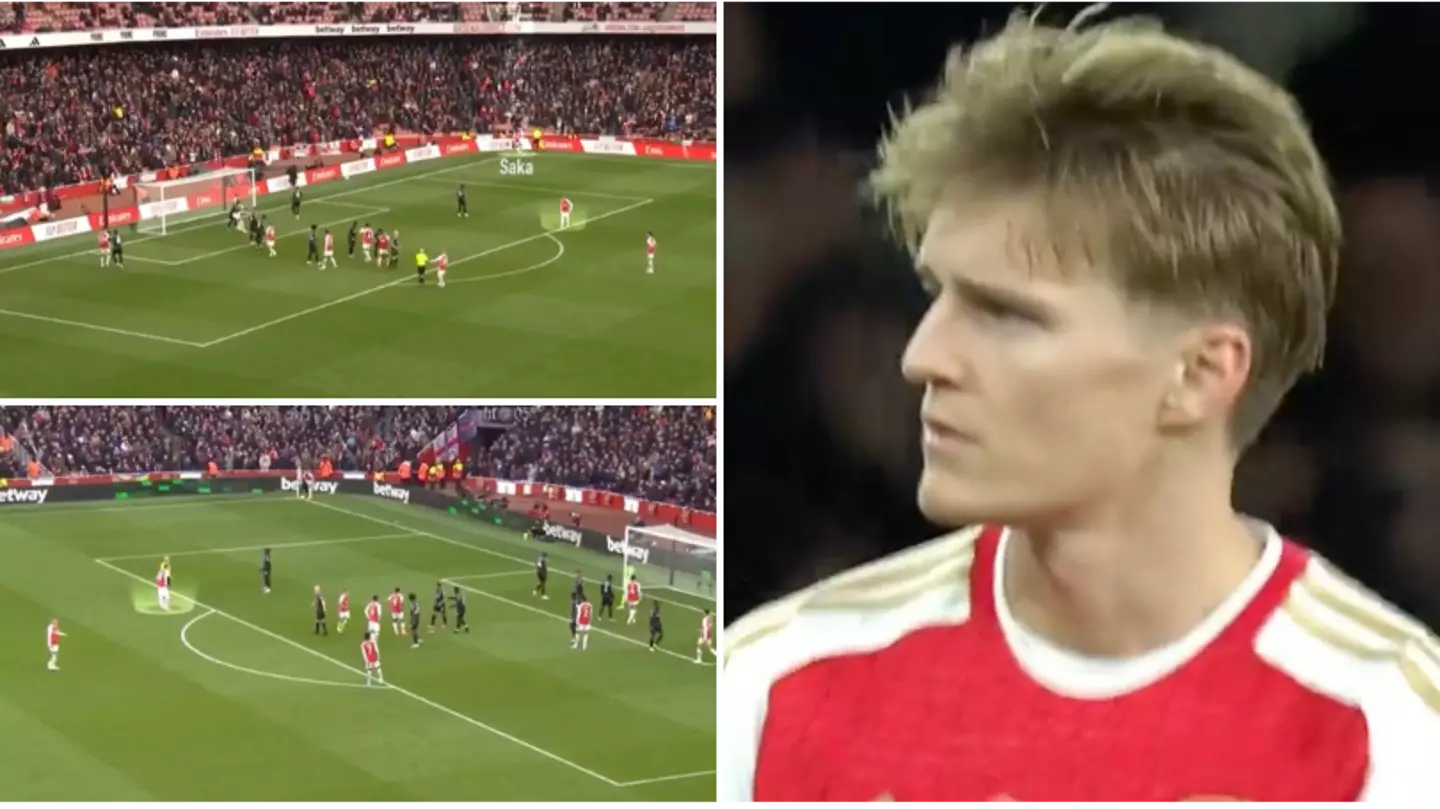 Martin Odegaard’s ‘secret signal’ to decide what kind of corners Arsenal take during games emerges