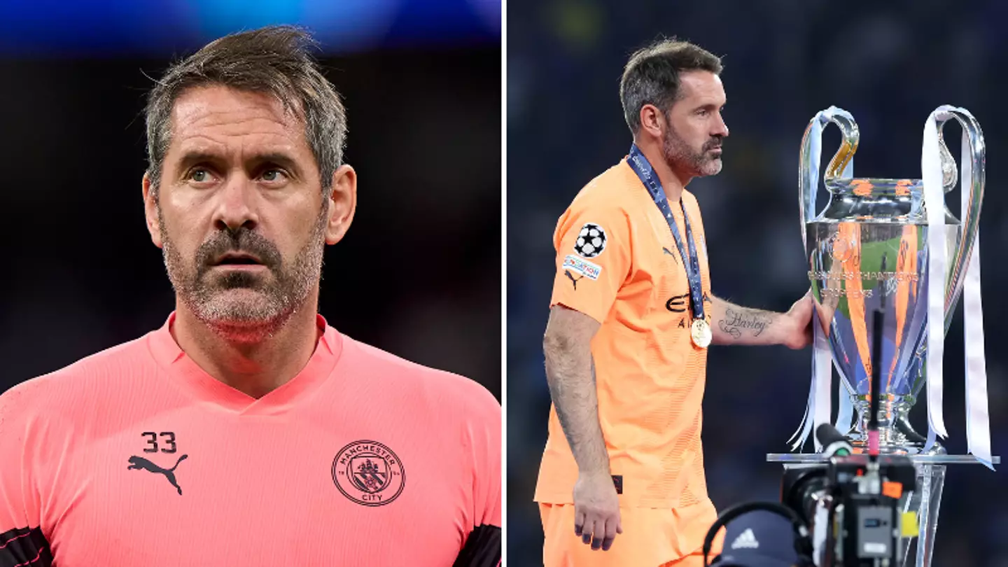 Man City make Scott Carson contract decision after goalkeeper is 'kicked out of title-winning party'