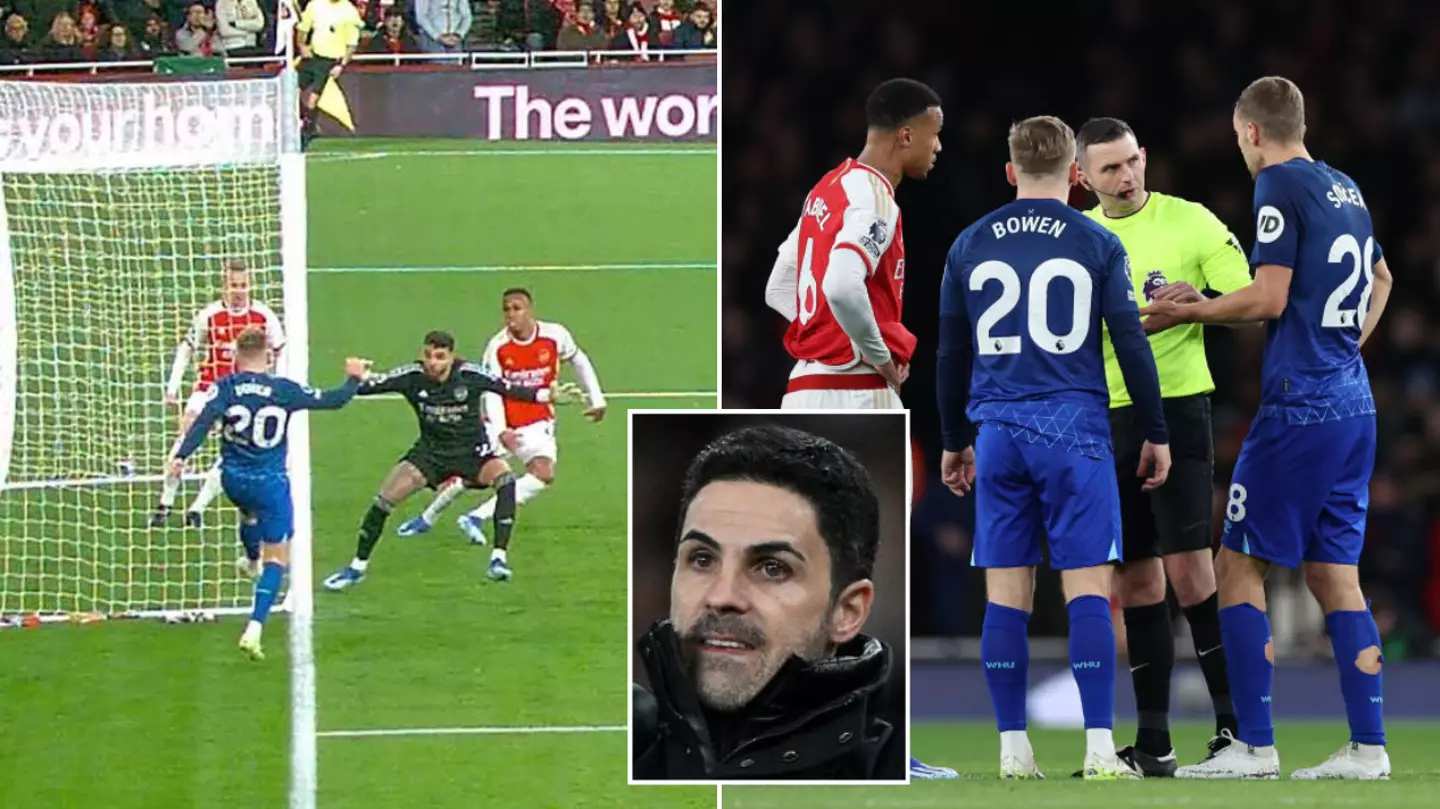 VAR expert explains why Tomas Soucek's controversial goal vs Arsenal was allowed to stand