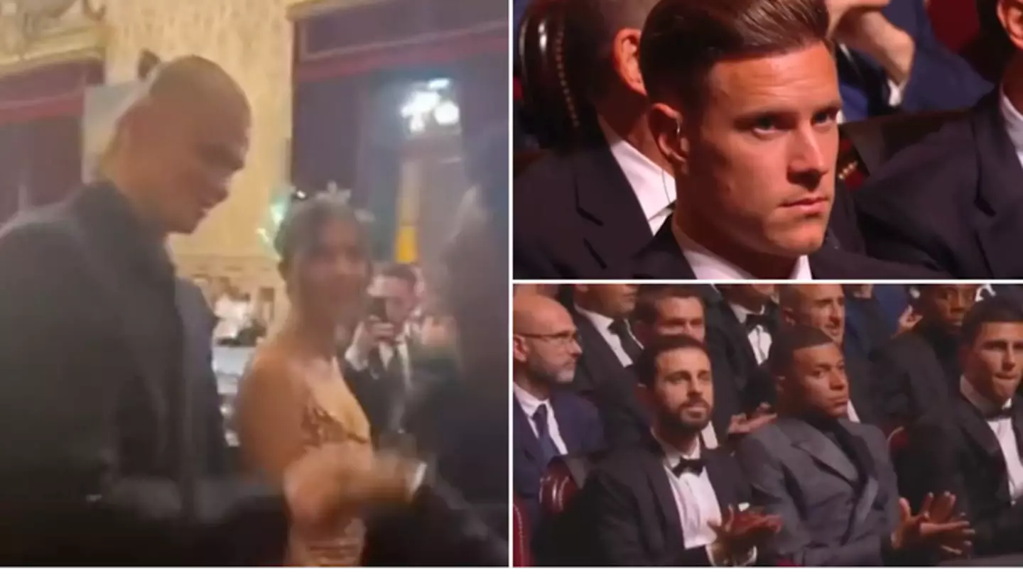 Six things you missed from Ballon d'Or awards including awkward Erling Haaland moment and embarrassing error